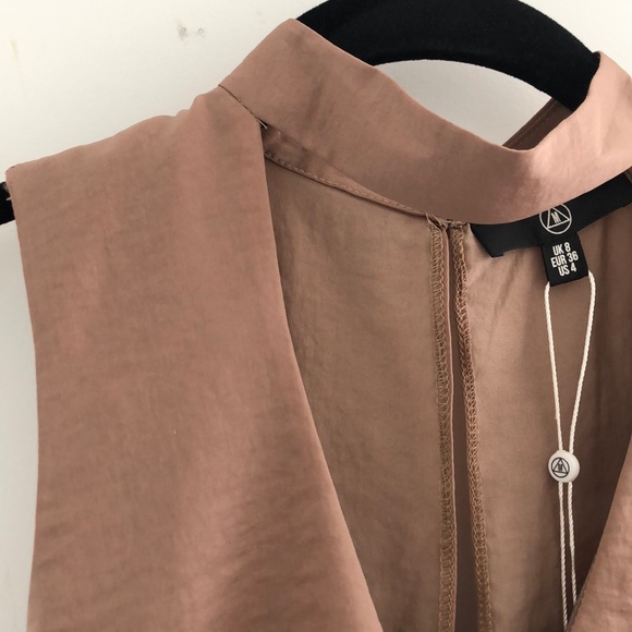 Taupe Missguided Romper - Picture 3 of 4